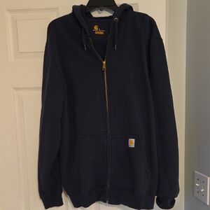 Carhartt Dark Blue Full-Zip Hoodie